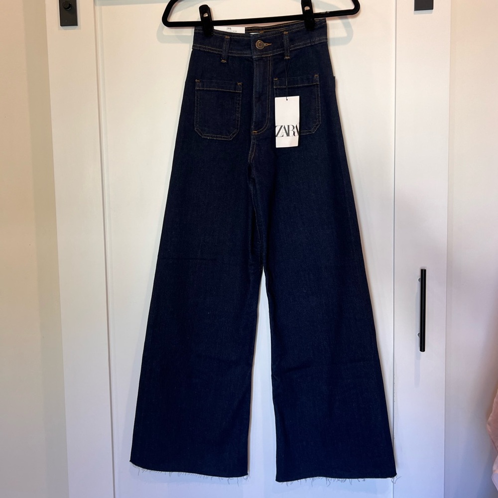 NWT Zara slim fit marine denim - Picture 7 of 9